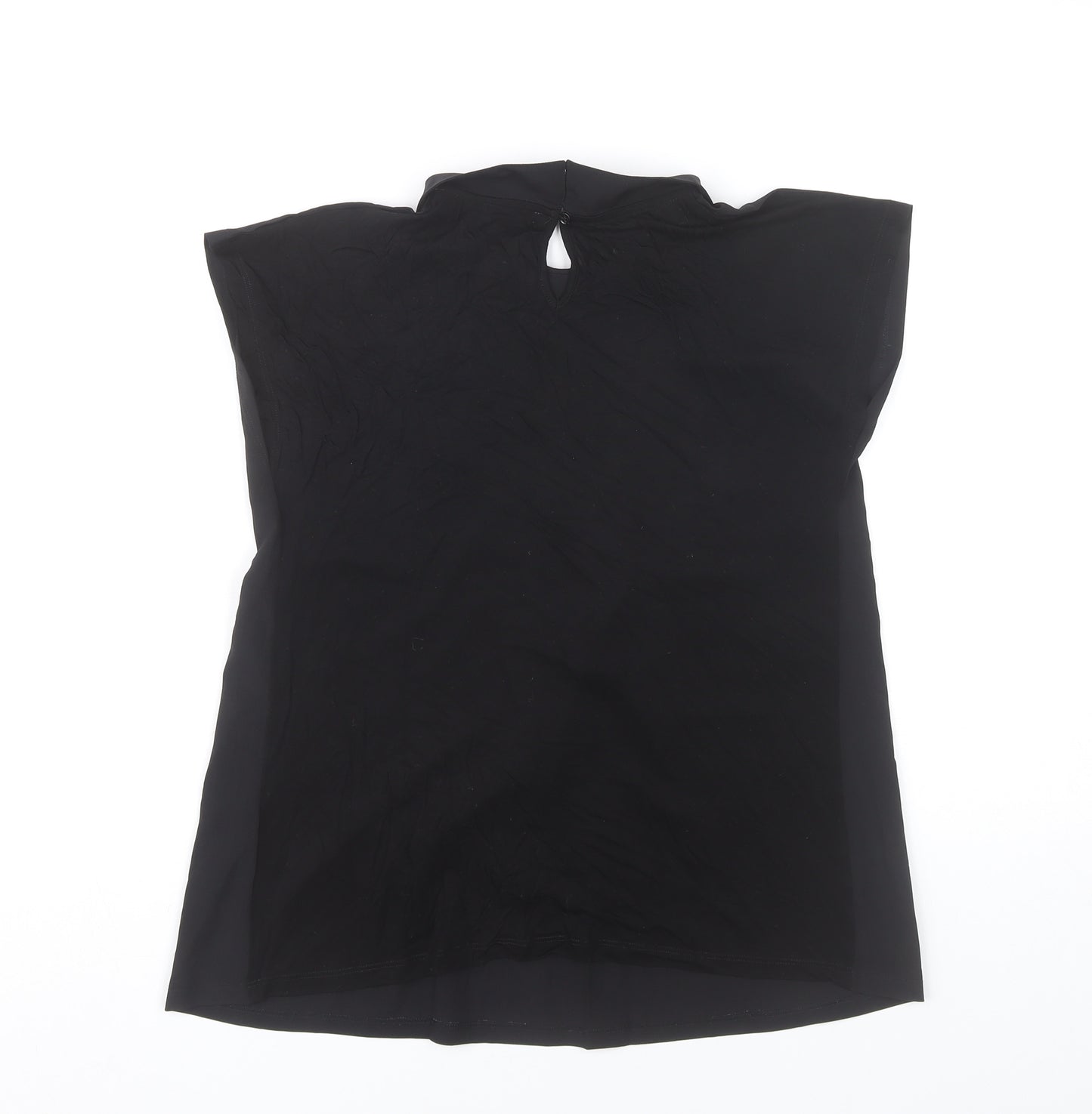 French Connection Womens Black XS Collared Sleeveless Blouse