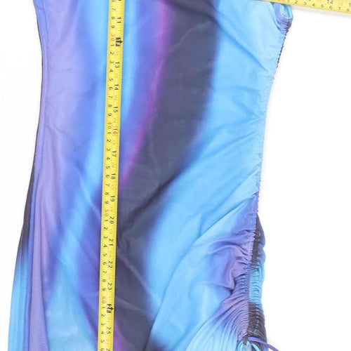 Motel Women’s Multicoloured XS Asymmetric Tank Dress Ruched