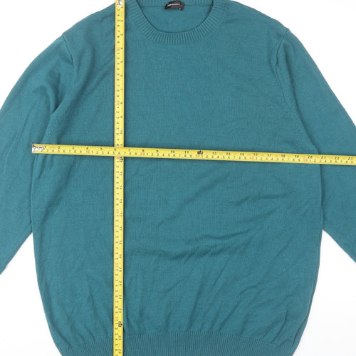 Altinyildiz Classics Women Green L Pullover Crew Neck Acrylic Jumper