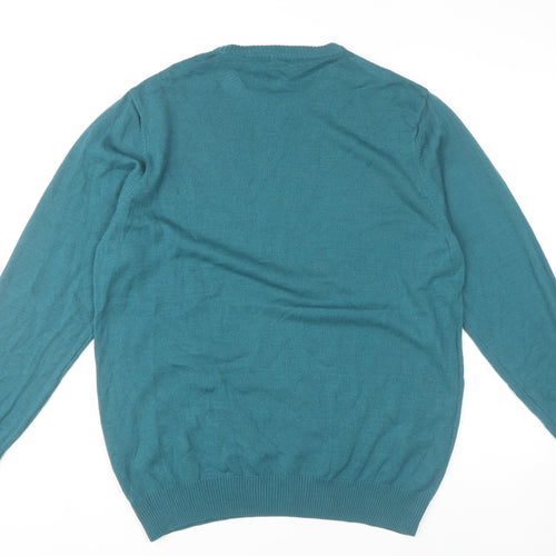 Altinyildiz Classics Women Green L Pullover Crew Neck Acrylic Jumper