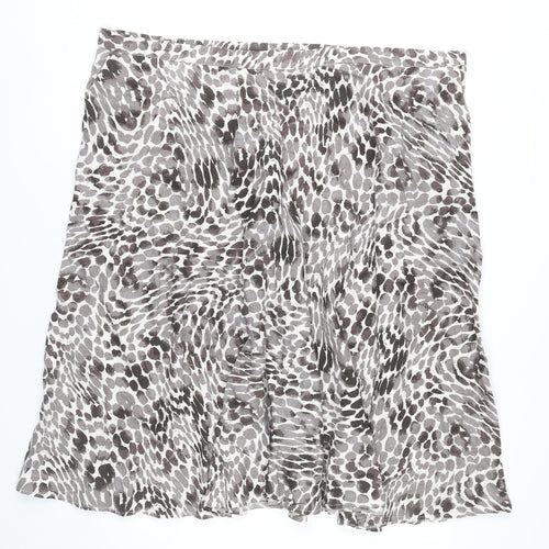 Marks and Spencer Women’s Plus Size 24 Animal Print A-Line Skirt