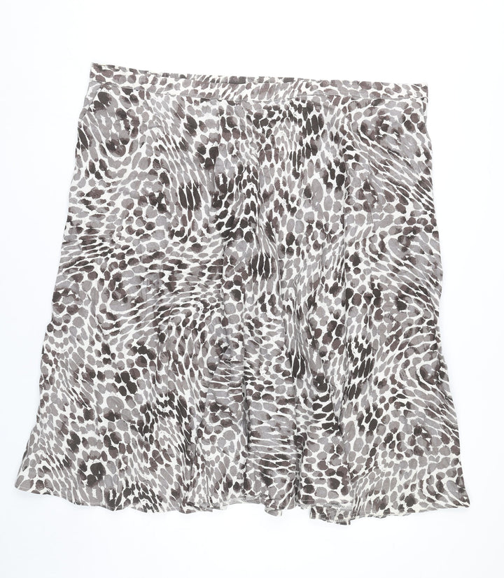 Marks and Spencer Women’s Plus Size 24 Animal Print A-Line Skirt