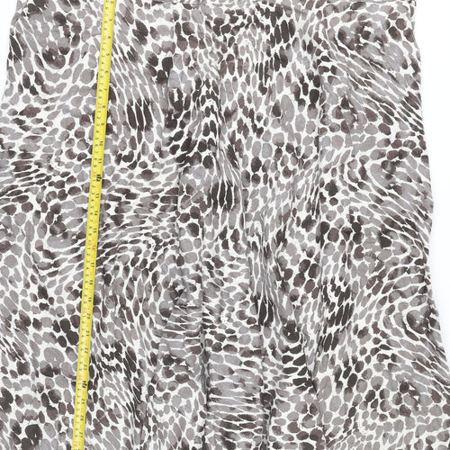Marks and Spencer Women’s Plus Size 24 Animal Print A-Line Skirt