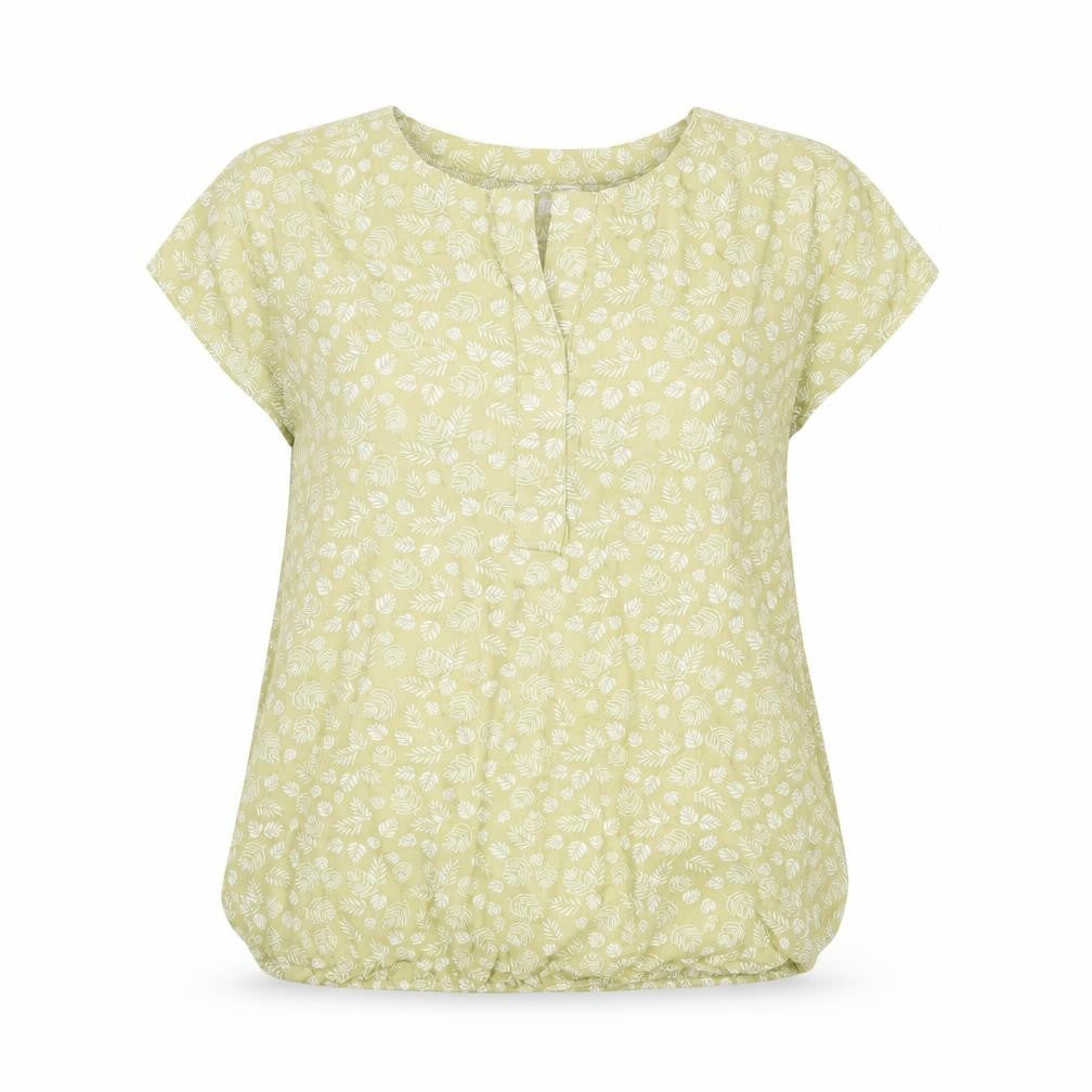 Tom Tailor Women’s Green Floral Viscose Tunic Blouse Size 6
