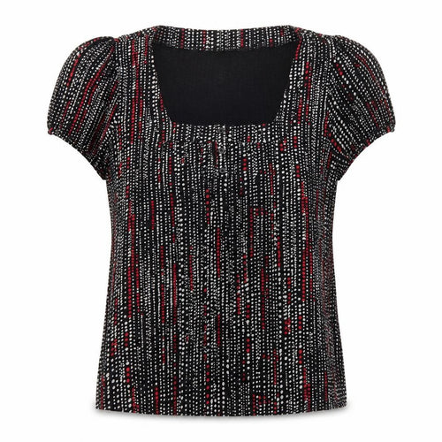 Debenhams Women’s Black Polka Dot Stretch Blouse Size 16