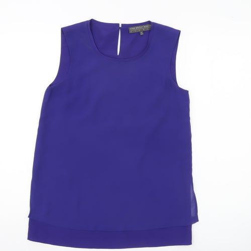 Fenn Wright Manson Women’s Purple Sleeveless Blouse XS UK 8
