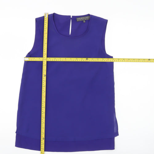 Fenn Wright Manson Women’s Purple Sleeveless Blouse XS UK 8