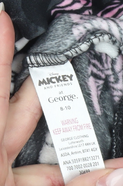 George Teens Black Minnie Mouse Sweatshirt Size 8-10 Regular