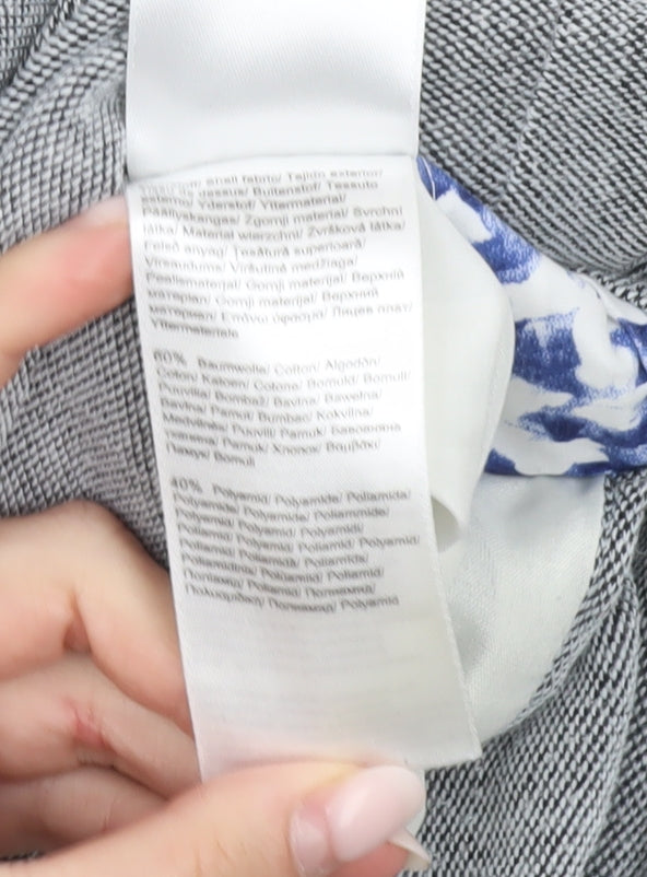 s.Oliver Men’s Grey 36R Suit Jacket Blazer Regular Fit Notch Lapel