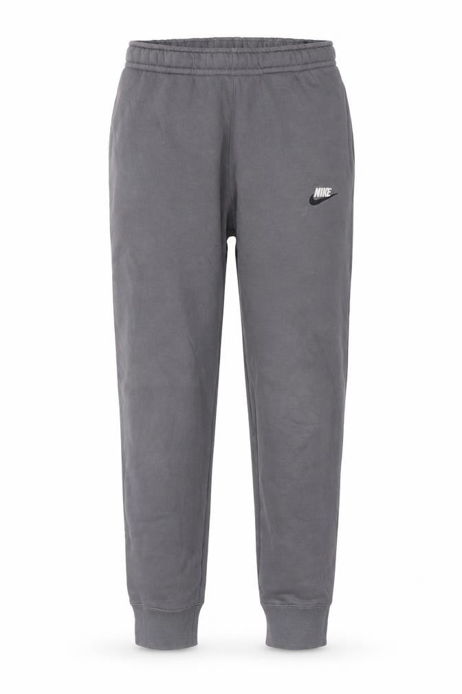 Front view of Nike Men’s Grey Jogger Sweatpants Small Elastic Waist Casual