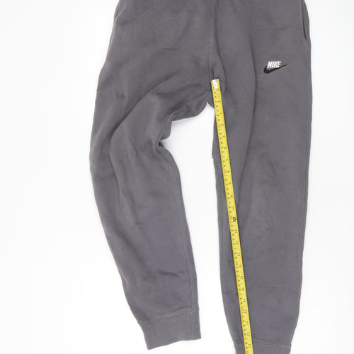 Nike Men’s Grey Jogger Sweatpants Small Elastic Waist Casual