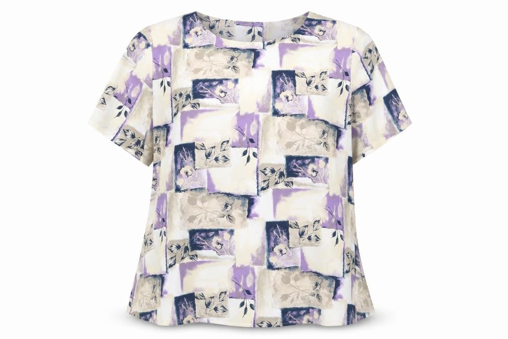 Berkertex Women’s Multicoloured Petite Blouse Size 20 Short Sleeve