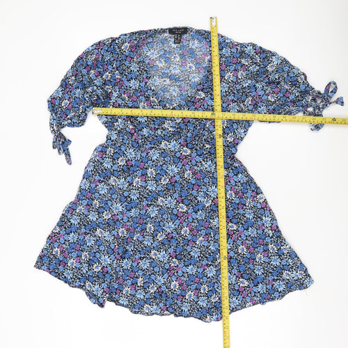 New Look Petite Women’s Multicoloured Floral Skater Dress UK 12