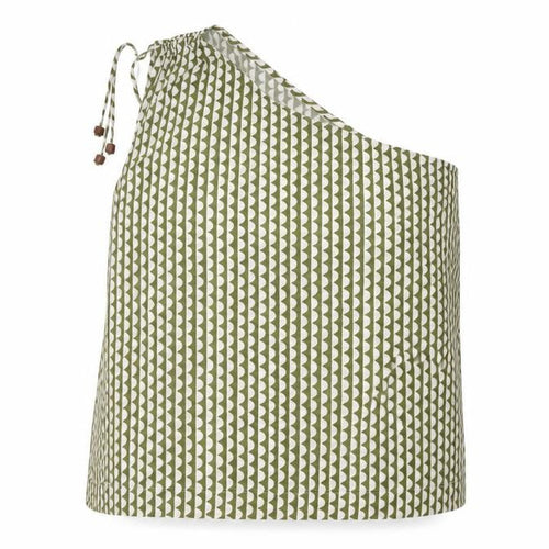 Marks and Spencer Women’s Green One Shoulder Linen Blend Blouse Size 20