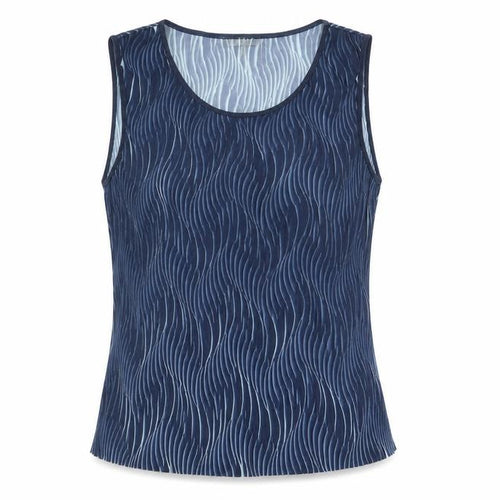 Marks and Spencer Women Blue Tank Top Size 12 Sleeveless Summer