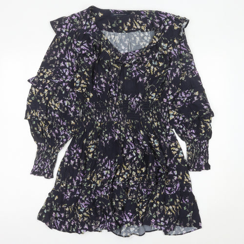 French Connection Women’s Floral Short A-Line Dress Size S