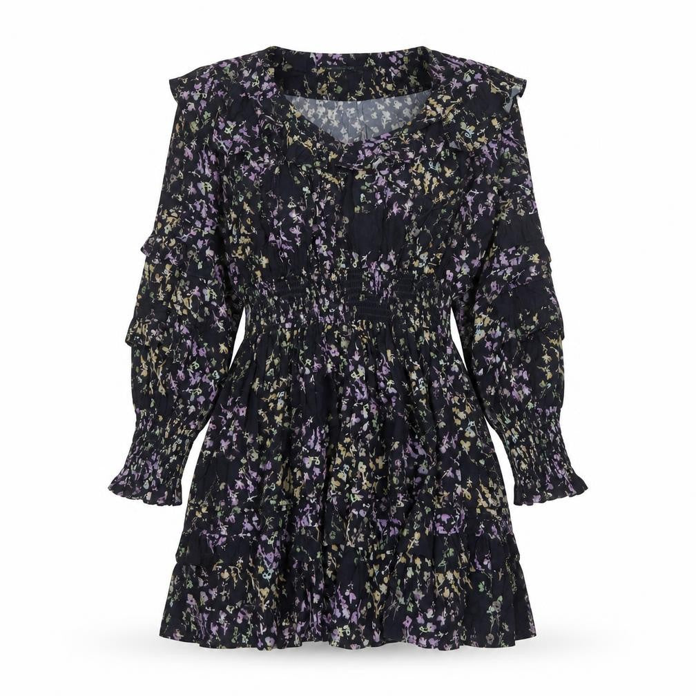French Connection Women’s Floral Short A-Line Dress Size S