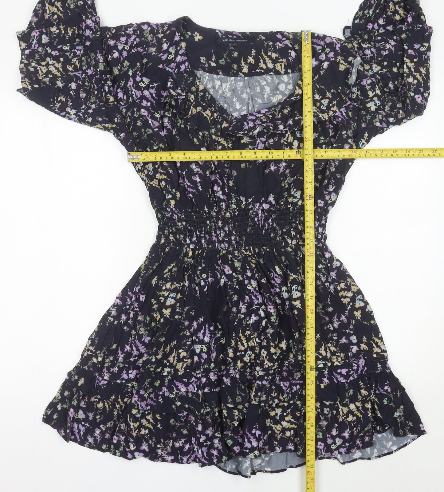 French Connection Women’s Floral Short A-Line Dress Size S