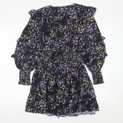 French Connection Women’s Floral Short A-Line Dress Size S