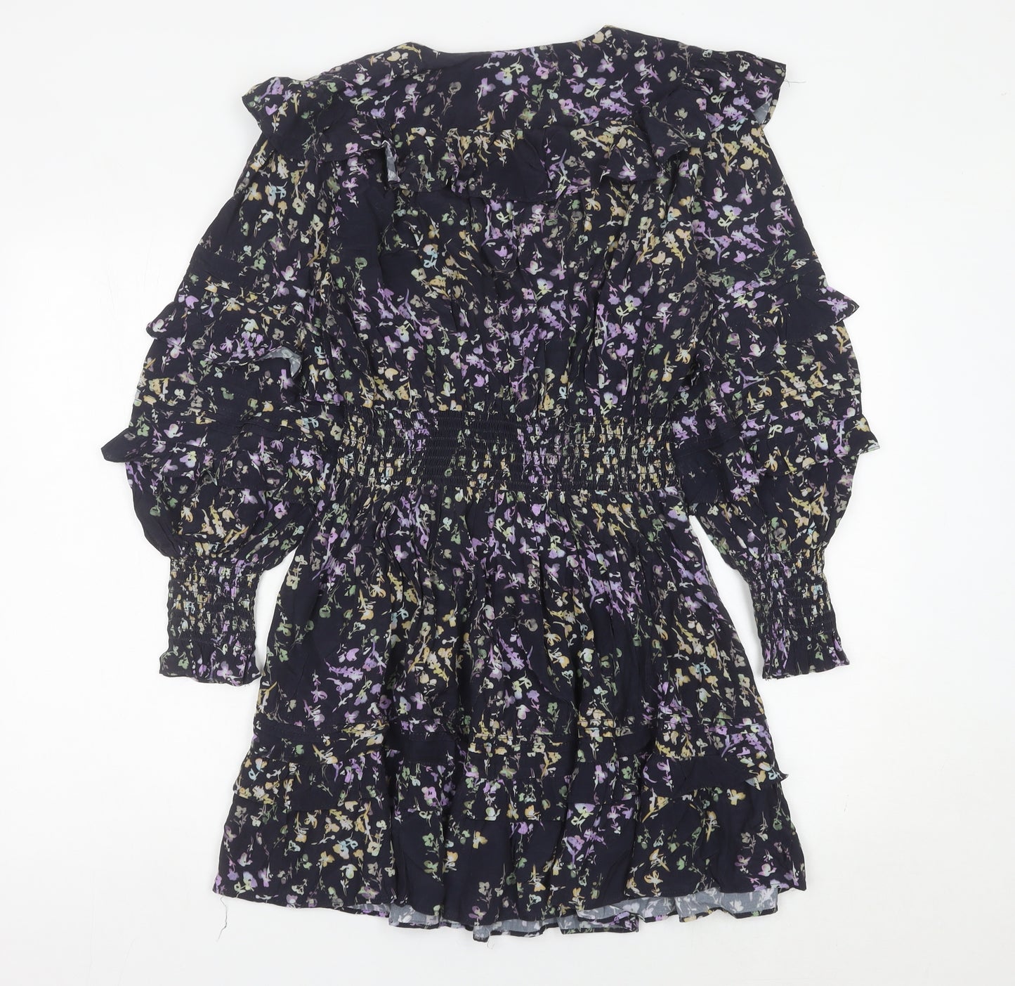 French Connection Women’s Floral Short A-Line Dress Size S