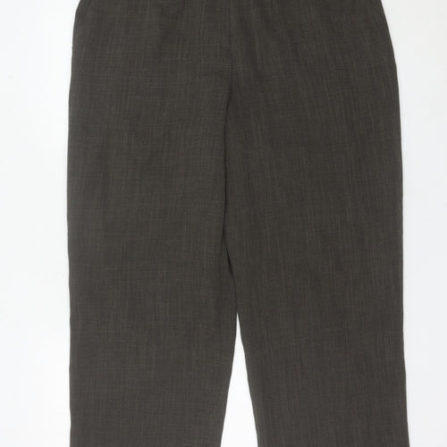 Vicini Women’s Brown Size 18 Straight Leg Polyester Trousers