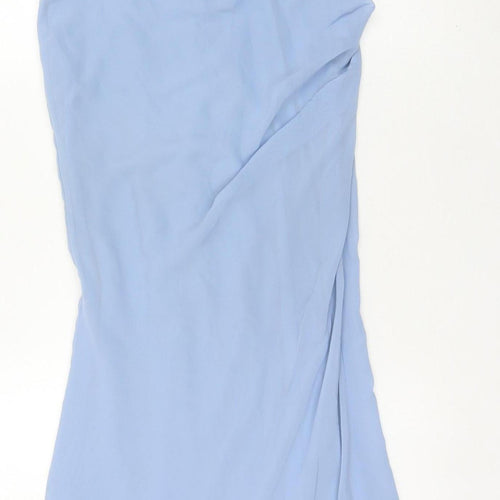 Infinite by Wed2B Women's Blue Size 6 Long Slip Dress Wedding Formal
