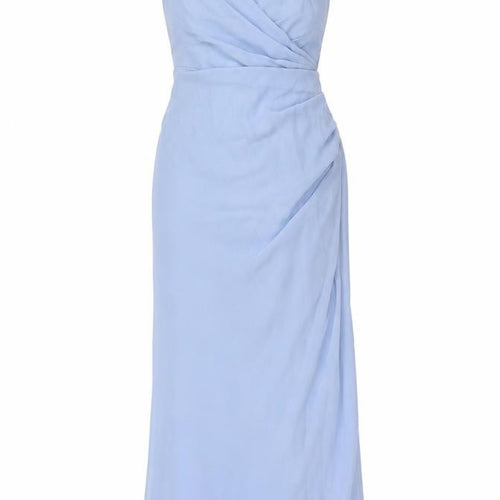 Infinite by Wed2B Women's Blue Size 6 Long Slip Dress Wedding Formal