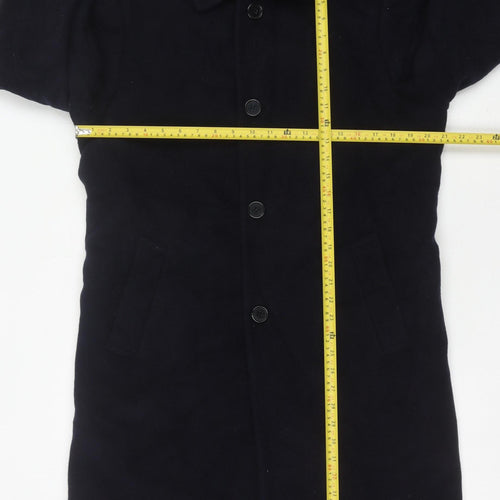 Marks and Spencer Men’s Navy Wool Cashmere Overcoat M 38-40"