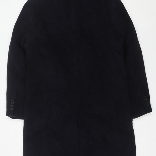 Marks and Spencer Men’s Navy Wool Cashmere Overcoat M 38-40"