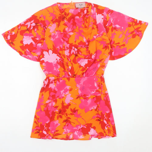 AX Paris Women’s Multicoloured Floral Mini Dress Size 8
