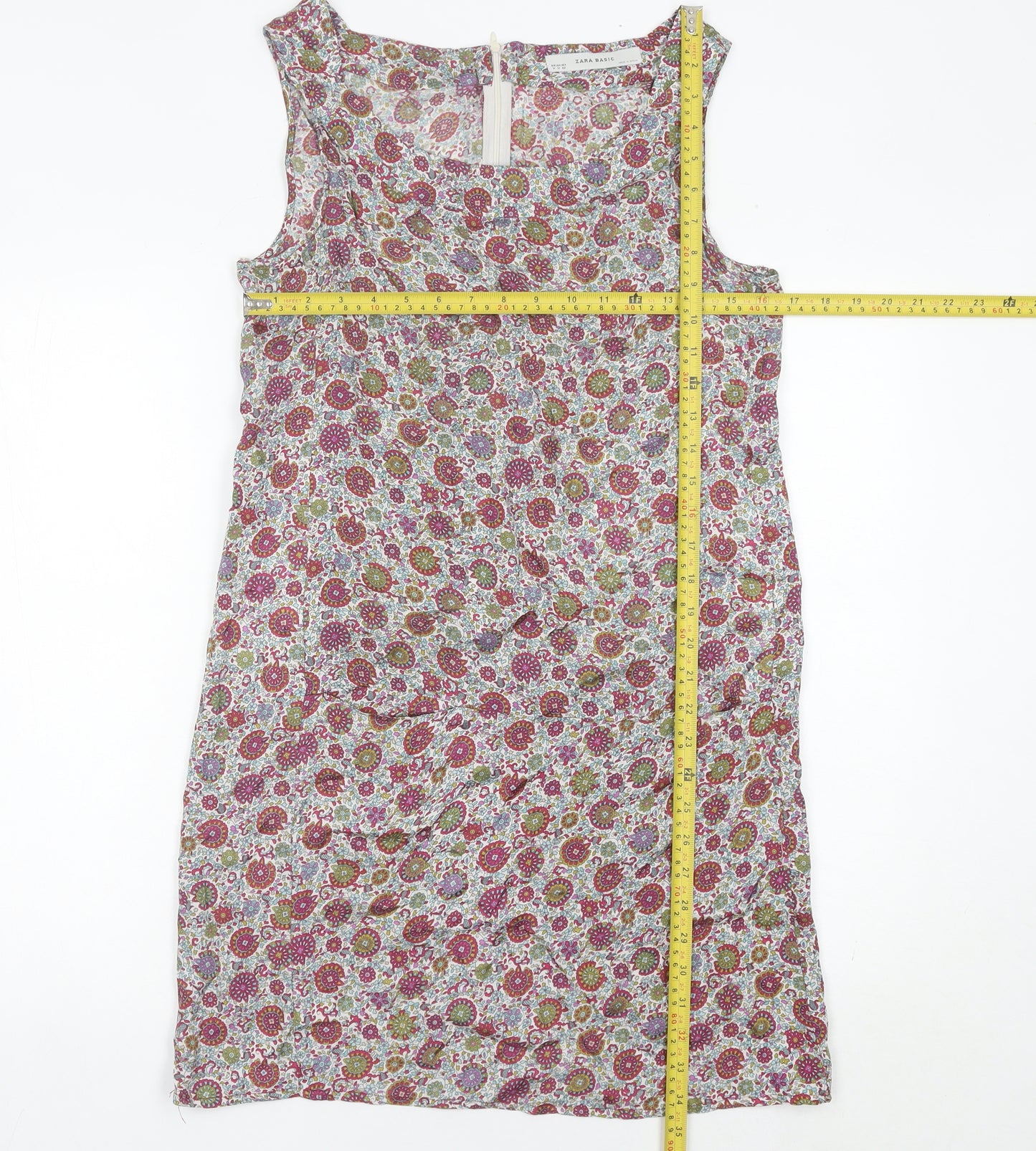 Zara Basic Women’s Multicoloured Floral Shift Dress Size 12