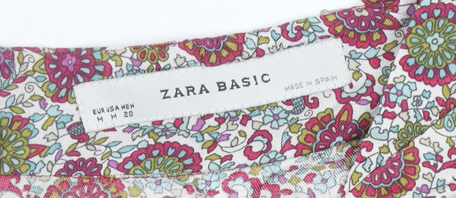 Zara Basic Women’s Multicoloured Floral Shift Dress Size 12