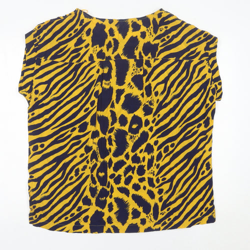 Next Women’s Multicoloured Animal Print Tunic Blouse Size 16