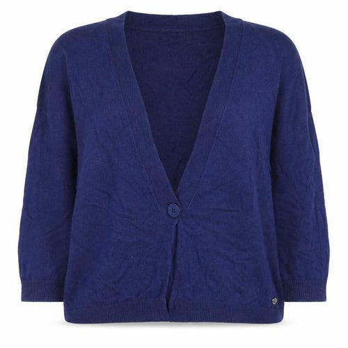 Benetton Women’s Blue Wool Blend V-Neck Cardigan Size S