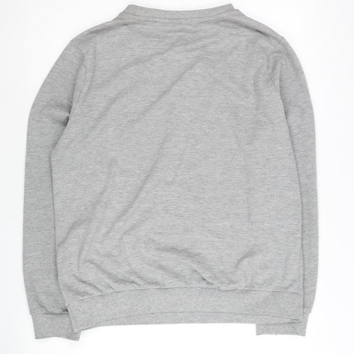 Disney Women’s Grey Eeyore Sweatshirt UK 10/12 Crew Neck Pullover