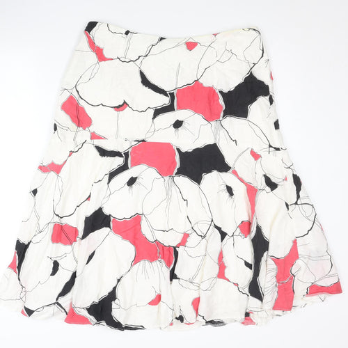 Kaliko Women’s Multicoloured Floral A-Line Skirt Size 16