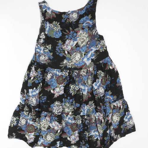 American Eagle Outfitters Women’s Black XS Floral Skater Dress