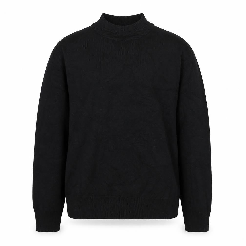 Zara Girls Black Mock Neck Pullover Jumper 11-12 Years Long Sleeve