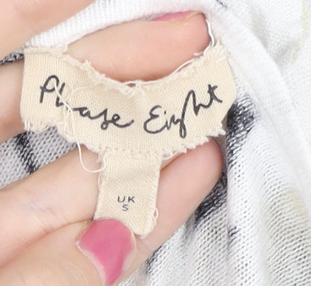 Phase Eight Women’s Multicoloured Linen Blend Pullover Jumper Size S