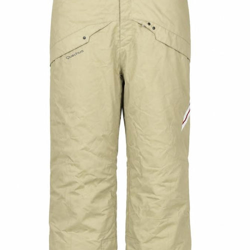 Quechua Boys Beige 12 Years Snow Pants Waterproof Insulated Winter