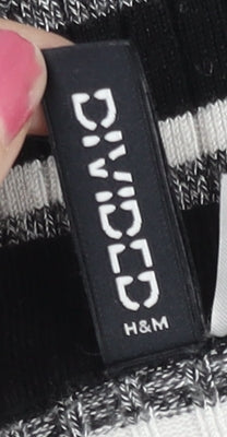 H&M Women’s Multicolour Striped Pullover Jumper Size S Crew Neck