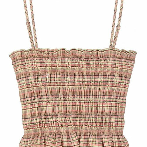 Collusion Women’s Multicoloured Check Camisole Tank Top UK 10 Cotton