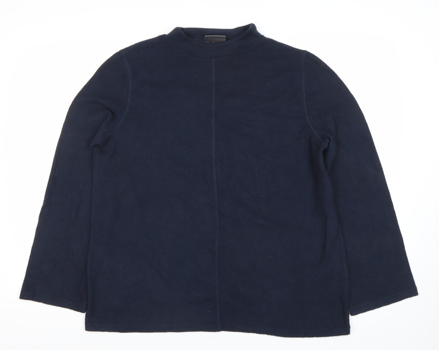 C&A Yessica Unisex Blue Mock Neck Pullover Sweatshirt M