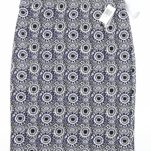 Premise Studio Women’s Blue Geometric Pencil Skirt M