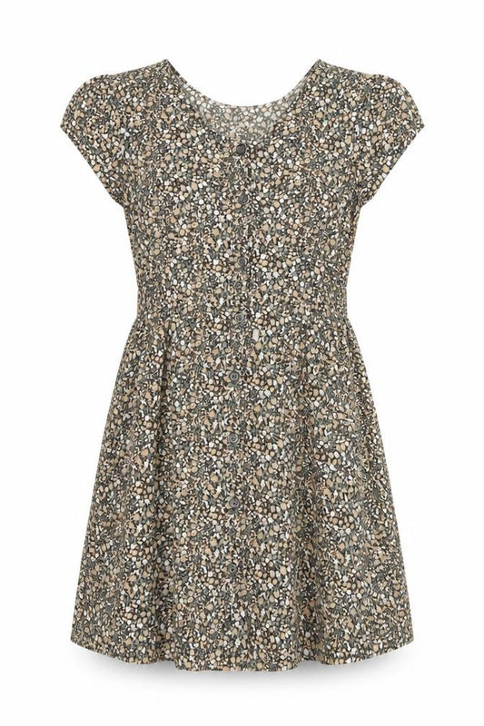 Gap Girls Multicoloured Floral Shirt Dress 12-13 Years Viscose Knee Length