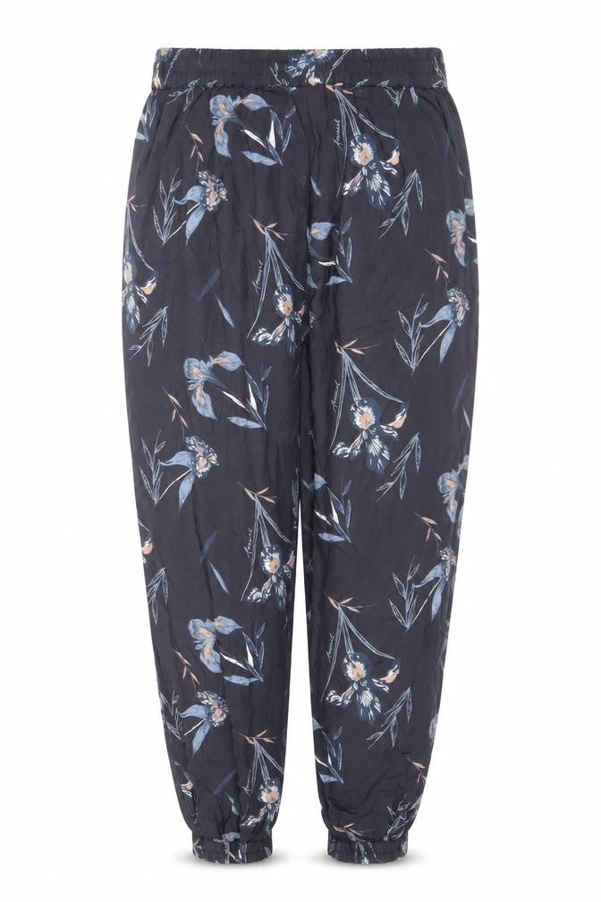 Animal Womens Black Floral Jogger Trousers Size 8 Viscose