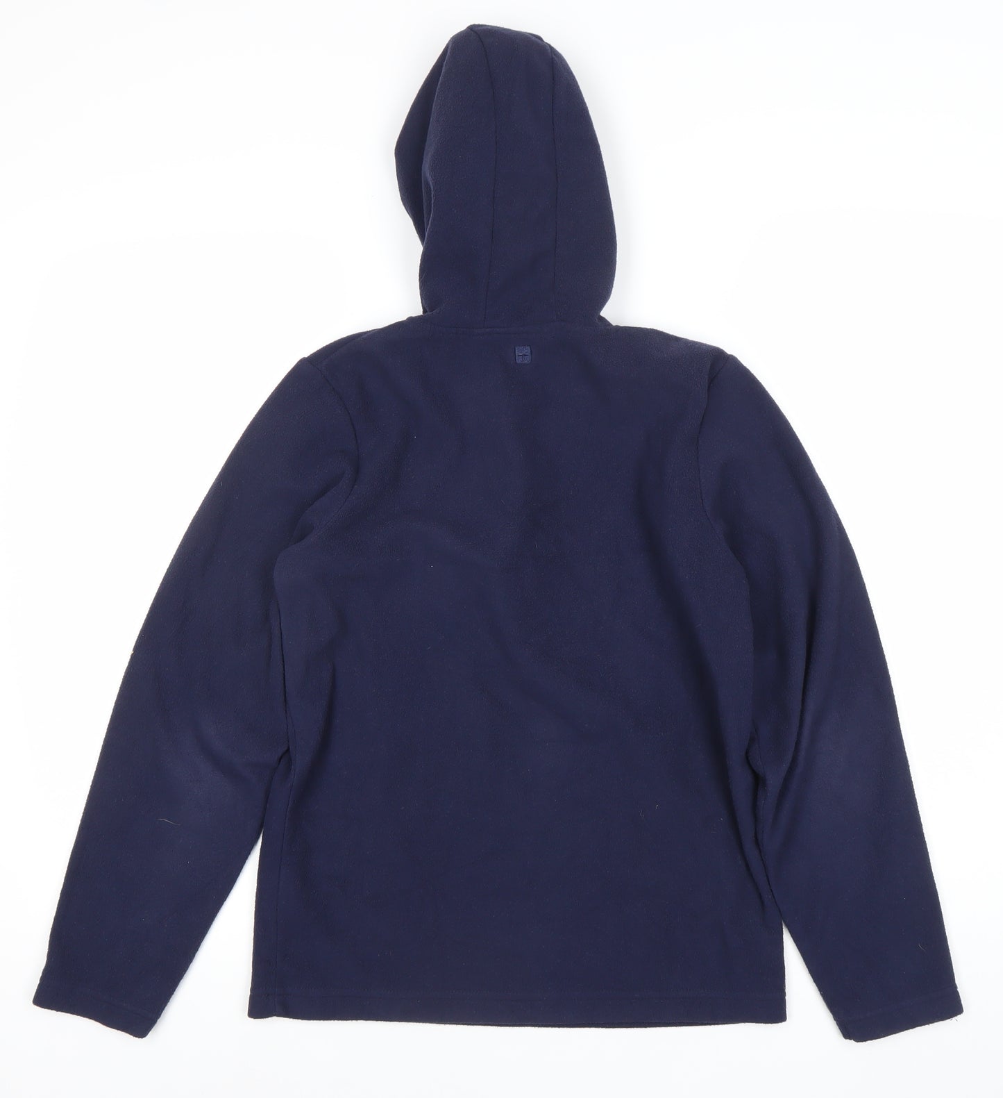 Mountain Warehouse Boys Blue Fleece Hoodie 13YRS 1/4 Zip Outdoor
