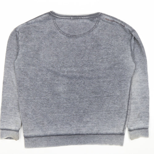 Maison Scotch Womens Grey Sweatshirt Size S Summer of '86 Pullover