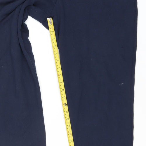 Avenue Men's Blue Jogger Trousers Medium 33-35in Waist Cotton Blend