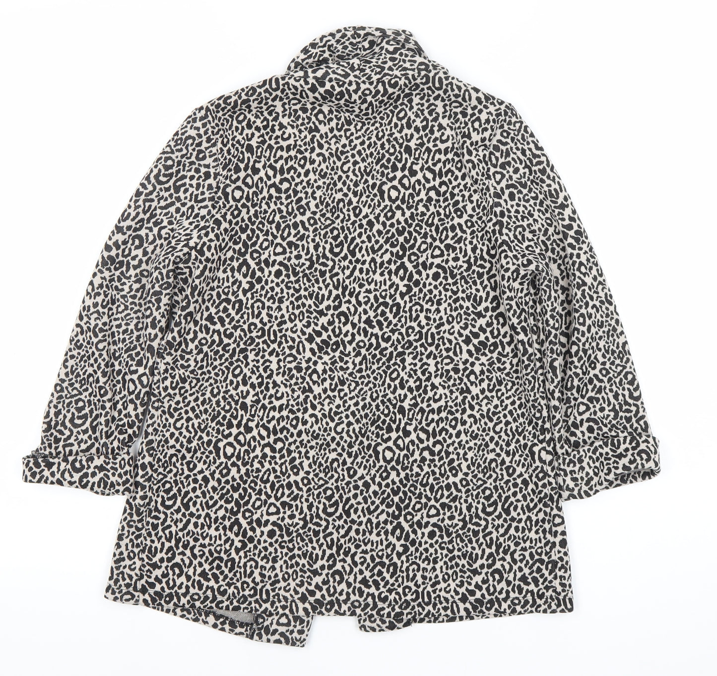 Candy Couture Girls Beige Animal Print Mid-Length Coat Age 12-13 Years